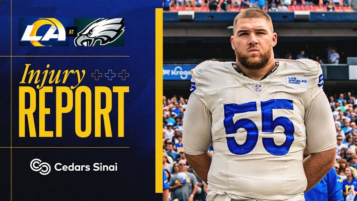 Injury Report, Week 3 at Eagles: Steve Avila doubtful, Braden Fiske and Colby Parkinson questionable