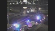Deadly crash closes northbound lanes on I-15 in northeast Las Vegas valley