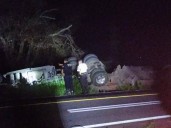 Vuelca tráiler en la carretera federal 15 Tepic