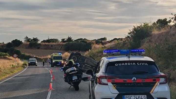 Detenido el conductor implicado en el accidente frontal en la N-121-A en Bera por dar positivo en alcohol