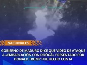 Ataque a supuesta embarcación venezolana en el mar Caribe sería una recreación con IA, dice ministro Ñáñez