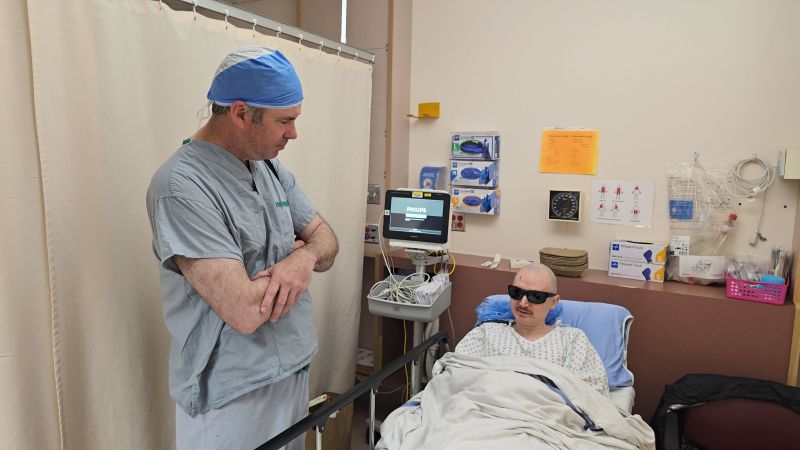 This man can see again, thanks to a tooth implanted in his eye