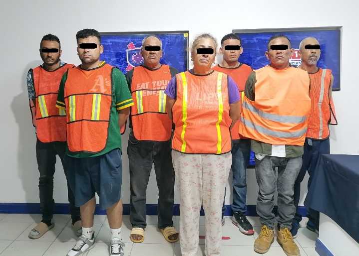 Detienen a siete adultos y una adolescente acusados por el delito de secuestro