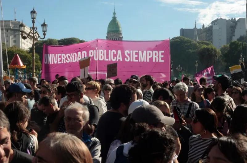 Marcha federal universitaria: los puntos de concentración antes de llegar al Congreso