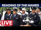 LIVE: 9/11 remembrance ceremony, annual reading of names