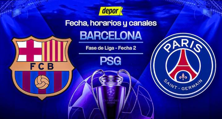 Canales de TV para ver Barcelona vs. PSG: horarios de la transmisión