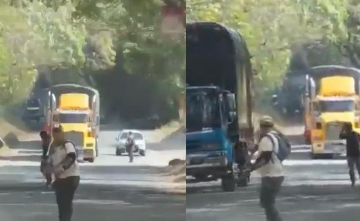 Retén ilegal en la Vía Panamericana en Cauca deja un conductor secuestrado