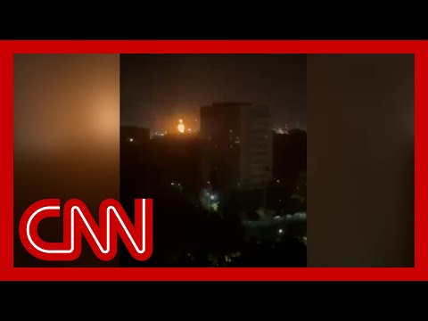 Video shows Ukrainian drone strike on Russian oil refinery