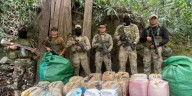 Ayacucho: La PNP y las Fuerzas Armadas incautaron 240 kilogramos de alcaloide de cocaína en el VRAEM