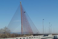 El puente atirantado más alto de España está en la provincia de Toledo: como un rascacielos