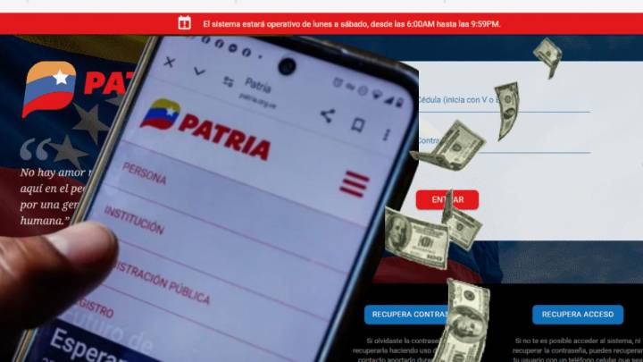 Estos son los pagos en billetera PATRIA del día: Consulta sus montos