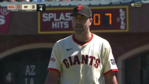 Verlander throws 121 pitches in 5 scoreless innings as Giants rout ...