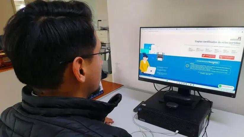Reniec informó que copias de actas se pueden obtener en su web sin necesidad de ir a agencia