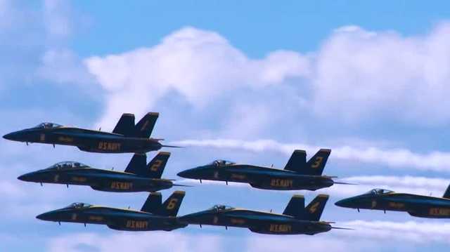 Blue Angels arrive at Pease Air National Guard Base ahead of Thunder over New Hampshire Air Show