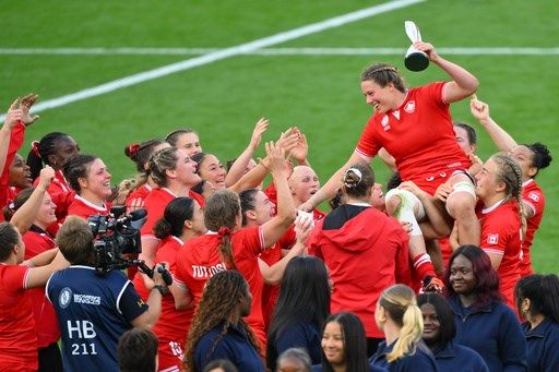 Untouchable England outclasses Canada to win Women's Rugby World Cup in front of record crowd