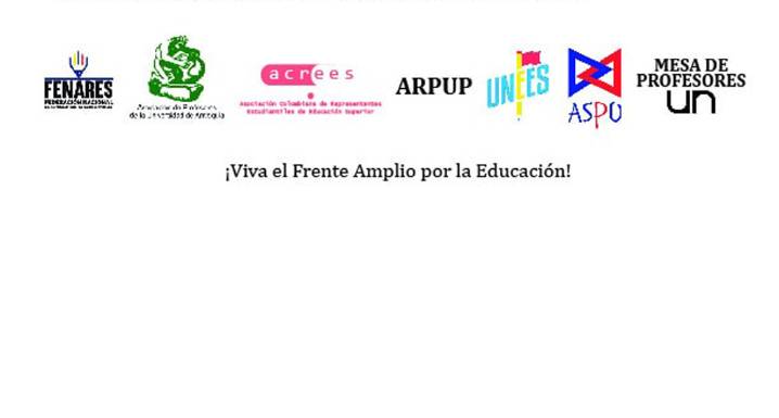 Comunicado a la opinión pública del equipo negociador del frente amplio...