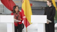 Lituania pide que los cazas españoles puedan derribar drones rusos mientras Robles apela a la diplomacia