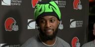 Browns' Denzel Ward speaks with media ahead of Sunday's season opener against Bengals