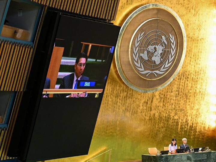 UN adopts declaration calling for Hamas-free Palestinian state