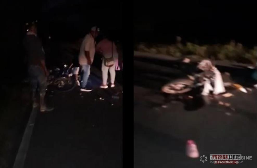 Seis personas, entre ellas tres menores, heridas en choque de motocicletas en Tauramena
