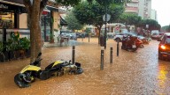 Dos heridos graves por caídas en el municipio de Ibiza a causa de las fuertes lluvias
