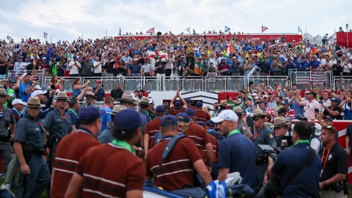 Ryder Cup: Luke Donald says U.S. fans 'crossed a line'