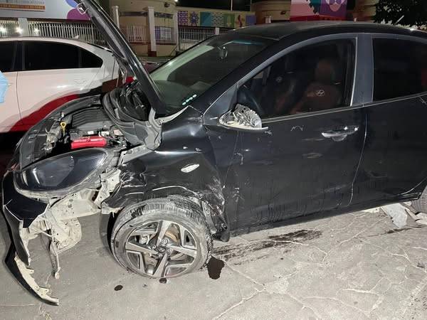 SE LO TRAGÓ LA CURVA TERMINÓ CHOCANDO Y GRAVEMENTE LESIONADO