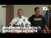 Authorities give updates on deadly shooting at Mormon church in Michigan.