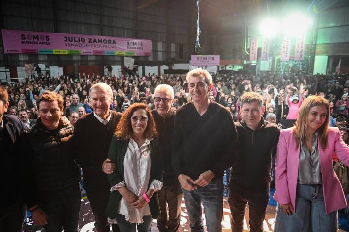 En Tigre. Con Schiaretti y Randazzo, Somos cerró su campaña con críticas a Milei y Kicillof
