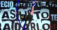 Camila Brú "brilló" con su escuela de acrobacia sobre telas; sus alumnas hicieron podio