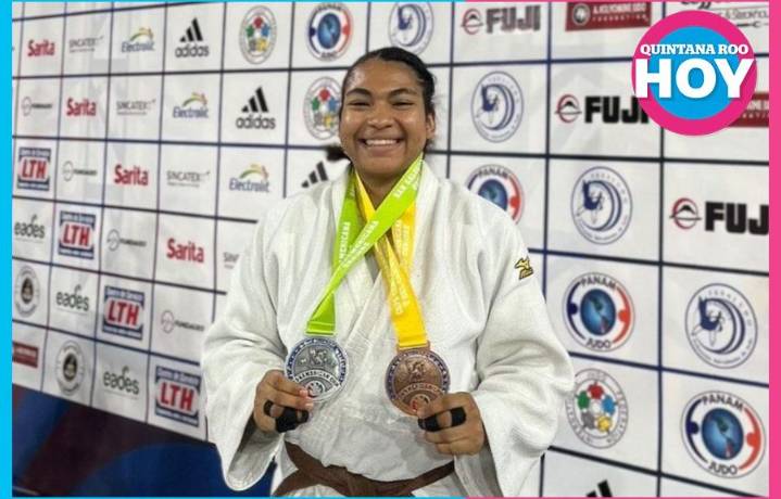 Naomi Pozo conquista dos medallas internacionales de judo en San Salvador