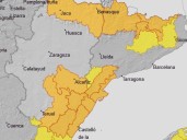 Avisos meteorológicos naranja y amarillo para mañana lunes, por lluvias y tormentas