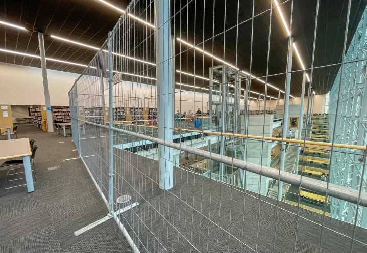 Millennium Library’s fourth floor reopens with safety fencing, added security