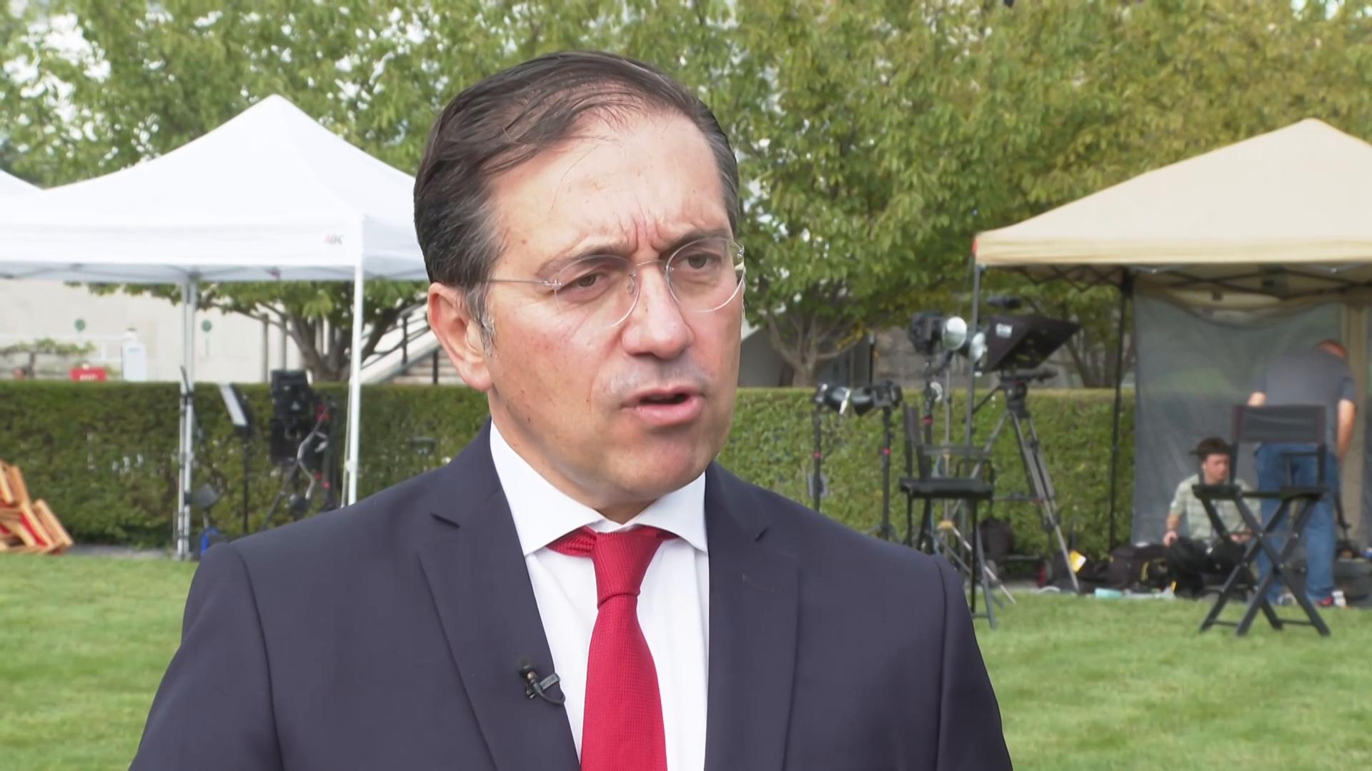 Spain's top diplomat dismisses Israeli leader's vow of no Palestinian state, saying it will happen