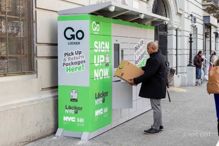 LockerNYC: DOT amplía los casilleros gratuitos de entregas en Nueva York