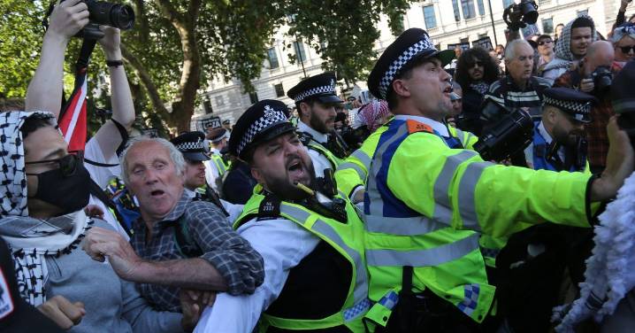 Police arrest 425 people at London protest supporting banned Palestine Action