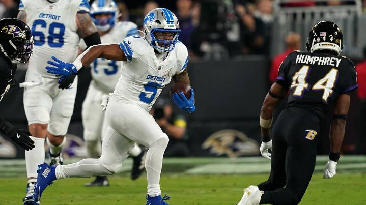 Lions RB David Montgomery burns Ravens with unreal 72
