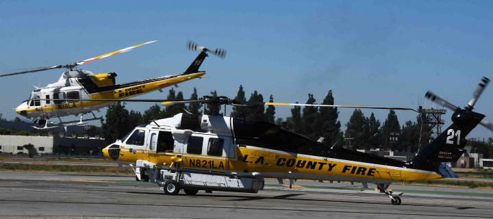 Super Scoopers return to Los Angeles to support aerial firefighting