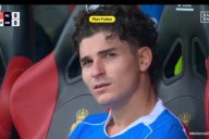 La calentura de Julián Álvarez con Simeone: se quejó cuando lo sacaron y las cámaras captaron lo que dijo