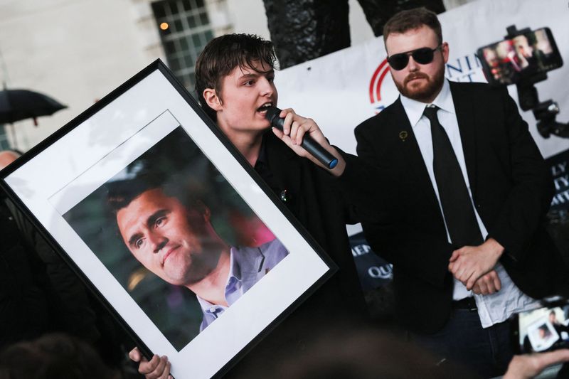 At Australian and UK vigils, Charlie Kirk supporters say death won't kill his message