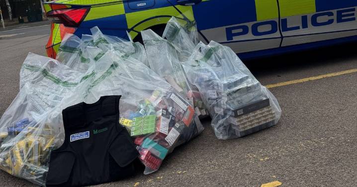 Hundreds of illegal vapes and tobacco products seized in Leicestershire