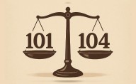 101 no es mayor que 104, por Alfonso López Chau Nava