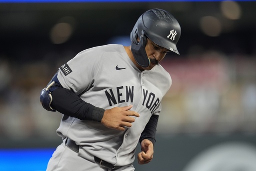 Los 2 jonrones de Trent Grisham guían a Yankees a victoria 10