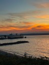 Ferry at Sunset
