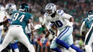 Cowboys' Guyton's hit on Eagles' Hunt goes viral in season opener