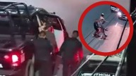 Sujetos se meten a robar una escalera y terminan arrestados por la policía en Nuevo León