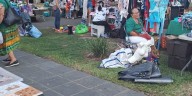 Mercadita con Sirenas en Plaza de Armas