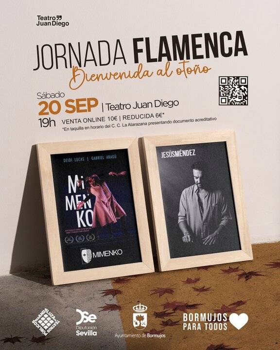 Bormujos celebra el otoño con una gran Jornada Flamenca en el Teatro Municipal Juan Diego
