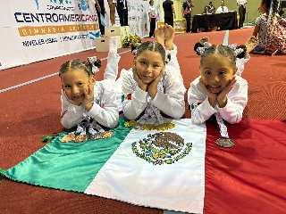 Nayaritas logran lluvia de medallas en Campeonato Centroamericano de Gimnasia Artística