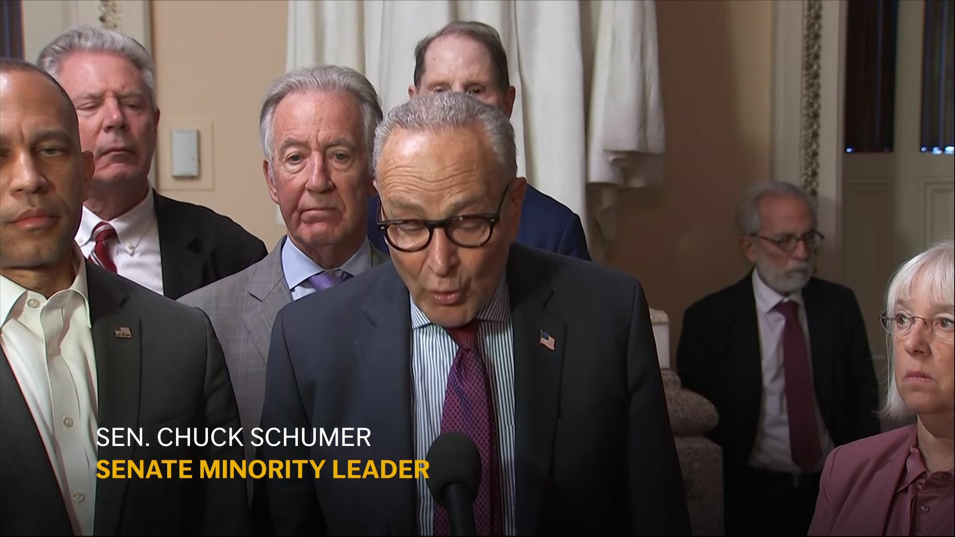 Democratic leaders on Capitol Hill call for unity after killing of conservative activist Charlie Kirk